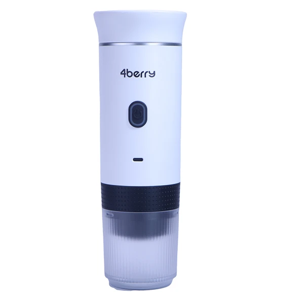 KMPRO Taşınabilir Kahve Makinesi – USB Şarjlı, Kapsül ve Öğütülmüş Kahve Uyumlu, Beyaz - 4
