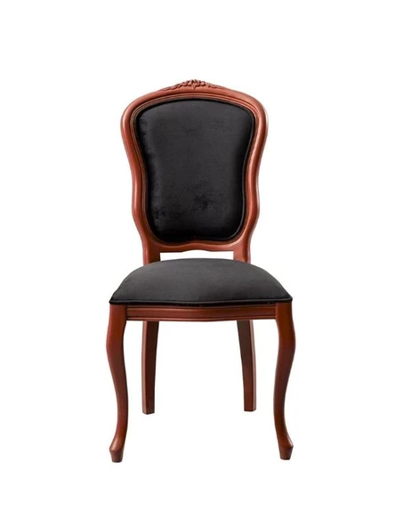 Victoria Ahşap Oymalı Country Sandalye - Resim 2