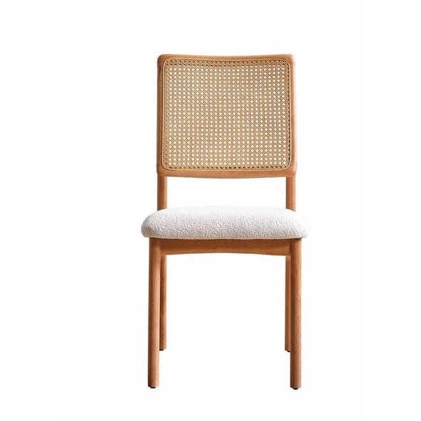 Hermes Plazma Hazeranlı Model Hasırlı Ahşap Sandalye - 4