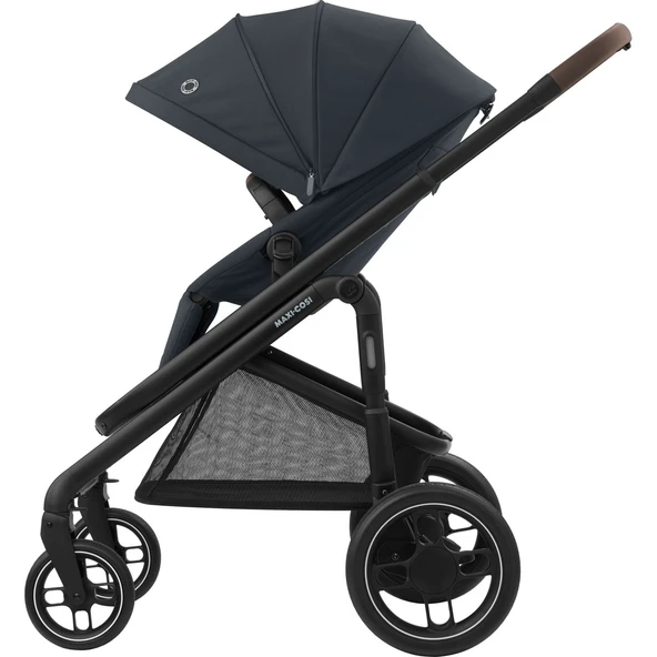 Maxi Cosi Plaza+ Ekstra Portbebeli Seyahat Sistem Olabilen Tek Elle Katlanabilen Doğumdan Itibaren Kullanılabilen Bebek Arabası Essential Graphite - 3