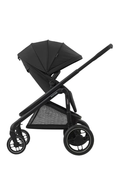 Maxi Cosi Plaza Ekstra Portbebeli Seyahat Sistem Olabilen Bebek Arabası Essential Black - 5