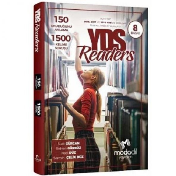 Moda Dil YDS Readers 150 Okuduğunu Anlama 1500 Kelime Sorusu - Suat Gürcan