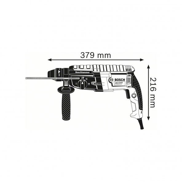 Bosch GBH 2-28 880 W Pnömatik Kırıcı-Delici - 2