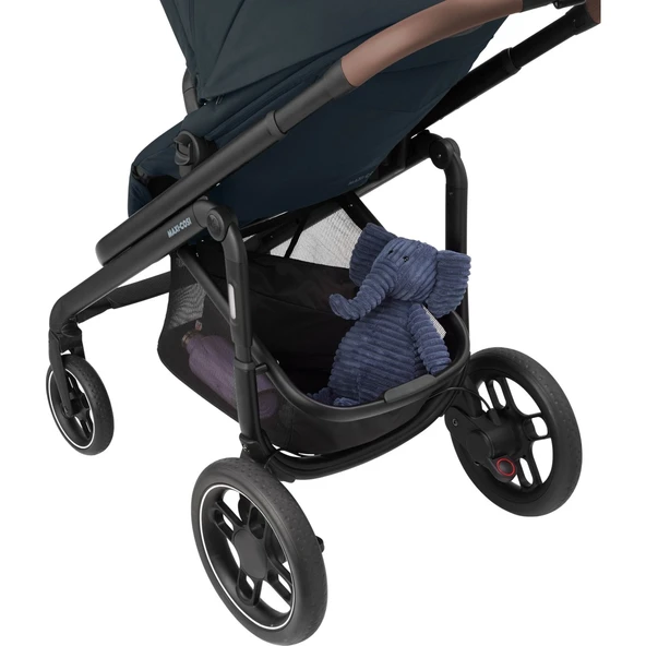 Maxi Cosi Plaza+ Ekstra Portbebeli Seyahat Sistem Olabilen Tek Elle Katlanabilen Doğumdan Itibaren Kullanılabilen Bebek Arabası Essential Graphite - 6