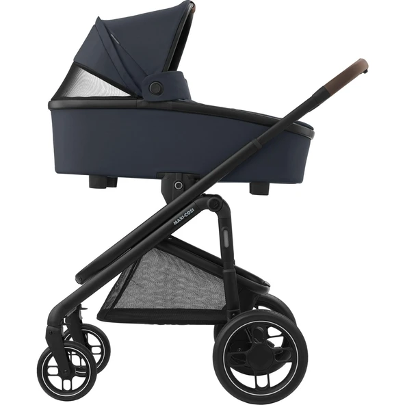 Maxi Cosi Plaza+ Ekstra Portbebeli Seyahat Sistem Olabilen Tek Elle Katlanabilen Doğumdan Itibaren Kullanılabilen Bebek Arabası Essential Graphite - 10