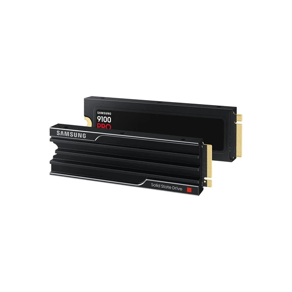 SAMSUNG MZ-VAP1T0CW, 9100 PRO, 1TB, 14700/13300, Gen5, NVMe PCIe M.2 2280, SSD (Soğutuculu) (Türkiye Distribütörü Garantili) - 1
