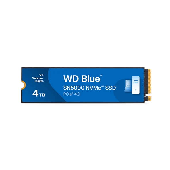 WD Blue SN5000, WDS400T4B0E, 4TB, 5500/5000, Gen4, NVMe PCIe M.2 2280,  SSD - 1