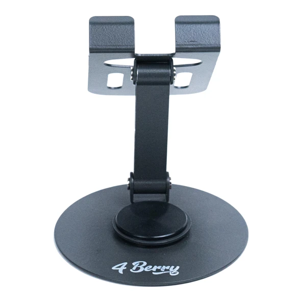 K13 Gri Telefon Standı – Metal, 360° Döner, Ayarlanabilir Yükseklik - 9