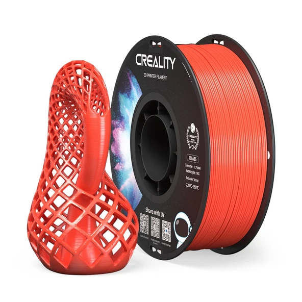 Creality Cr-Abs Kırmızı Filament 1.75mm 1000Gr ürün görseli 1