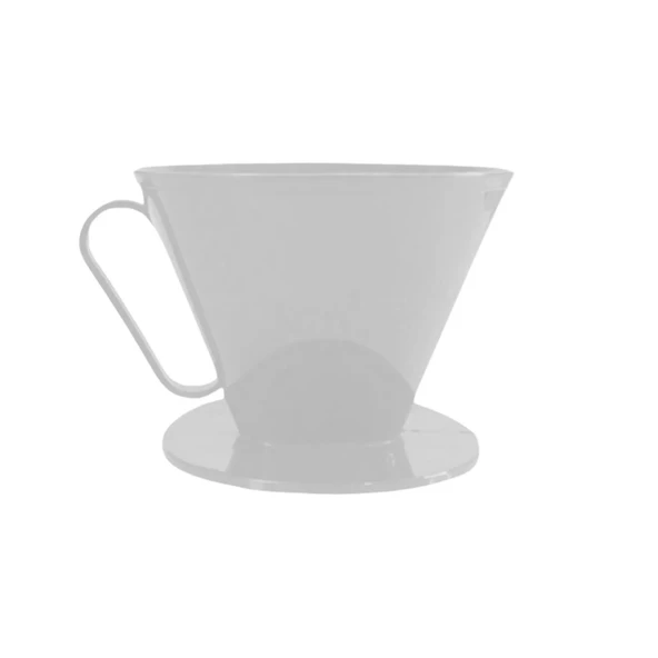 V60 Dripper Filtre Kahve Demleme Aparatı - Beyaz - 2
