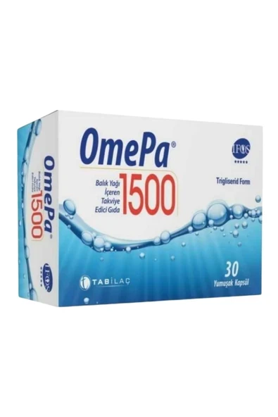 Omepa 1500 Balık Yağı 30 Kapsül - 1