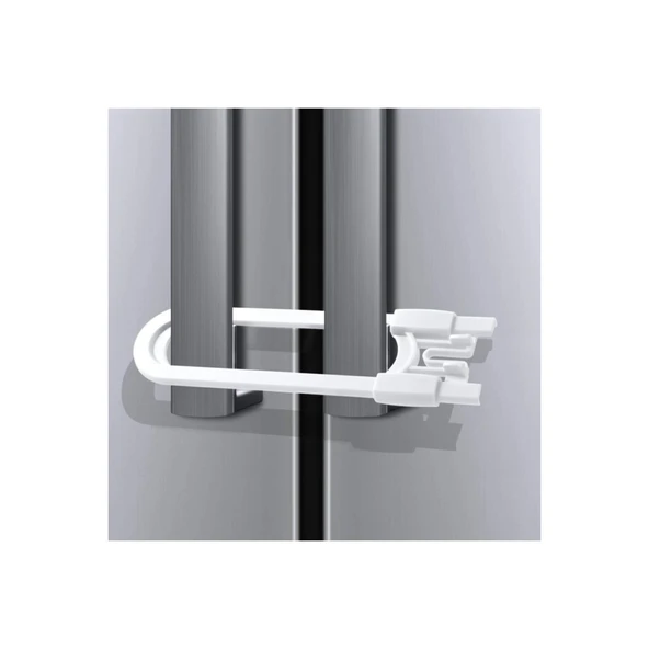 Bebek Çocuk Çekmece ve Dolap Koruma Raylı Güvenlik Sistemi Emniyet Kilidi - 10