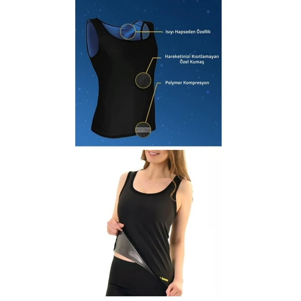 Termal Sauna Atlet ( XL ) Neotex Terletme Atleti - 10