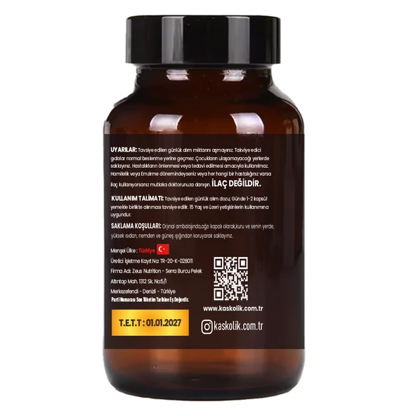 Zeus Nutrition Magnezyum Bisglisinat 60 Kapsül - 2