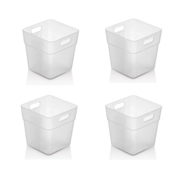 6 lı Buzdolabı İçi Mini Düzenleyici Kutu Organizer - Buzdolabı Kapak Düzenleyici - 7