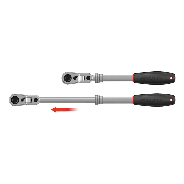 Würth Mafsallı Teleskobik Cırcır 1/2"294-432mm - 3