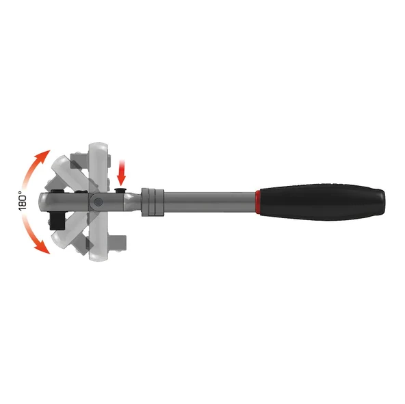 Würth Mafsallı Teleskobik Cırcır 1/2"294-432mm - 4