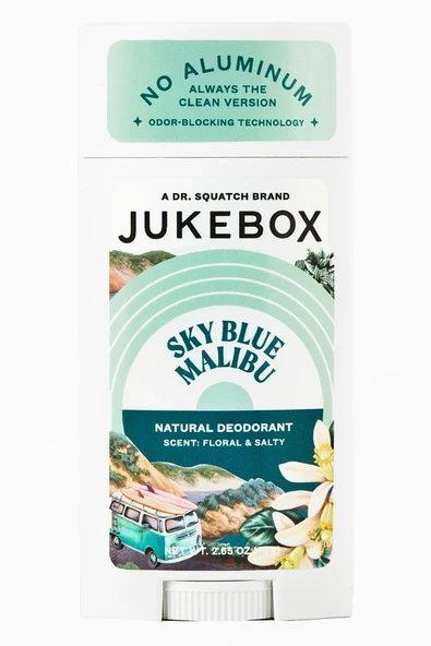 Jukebox Sky Blue Malibu Alüminyumsuz Stick Deodorant 75GR