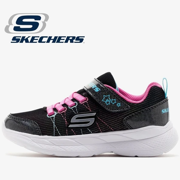 Skechers Snap Sprints 2.0 - Stars Away 303518L Ortopedik Çocuk Spor Ayakkabı - Resim 3
