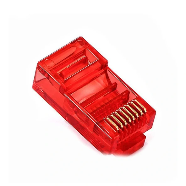 RJ45 RJ45 CAT6 8P/8C KIRMIZI SOKET (100LÜ PAKET) (5047)