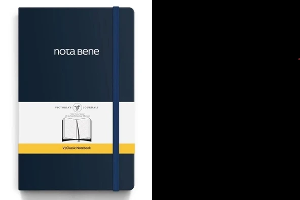 Vj Classic-Esnek Kapak Defter13X21 Cm ,Ivory Kağıt 70 Gr.400 Sayfa. Cepli&Lastikli Laciver