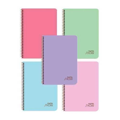 Keskin Color A4 72 Yp.Düz Pp Kp.Spiralli Pastel Show Defter