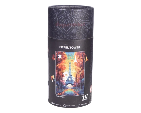 Kumtoys Wooden Jıgsaw Puzzle Mandala Rulo Kutu