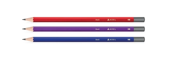 Adel Basic Köşeli Daldırma Kurşun Kalem Hb 2062040000