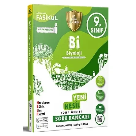 *Kampanya* Soru Kalesi 9.Sınıf Biyoloji Yeni Nesil Soru Bankası - 1