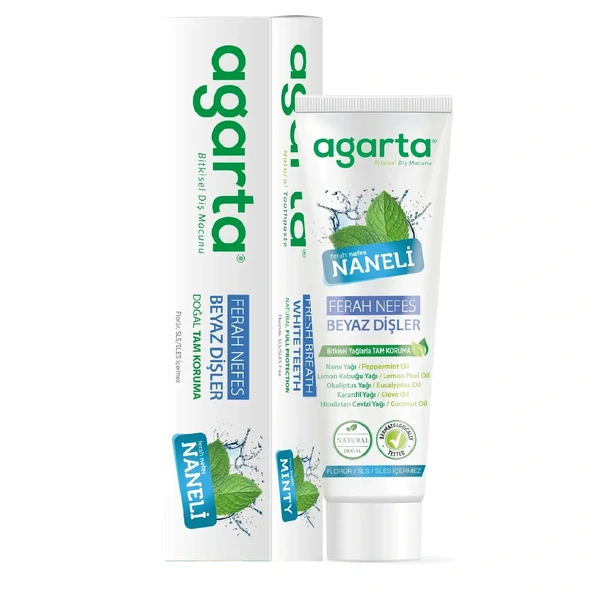 Florürsüz Doğal Naneli Diş Macunu 100 ml/130 Gr