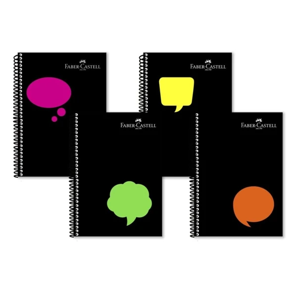 Faber Pp Kapak Defter Neon 2 100Yp Kareli 5075000055