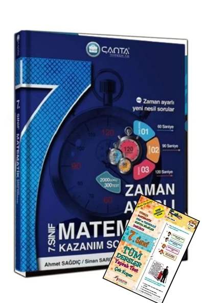 Çanta 7.Sınıf Matematik Etkinlikli Kazanım Sıralı Soru Bankası