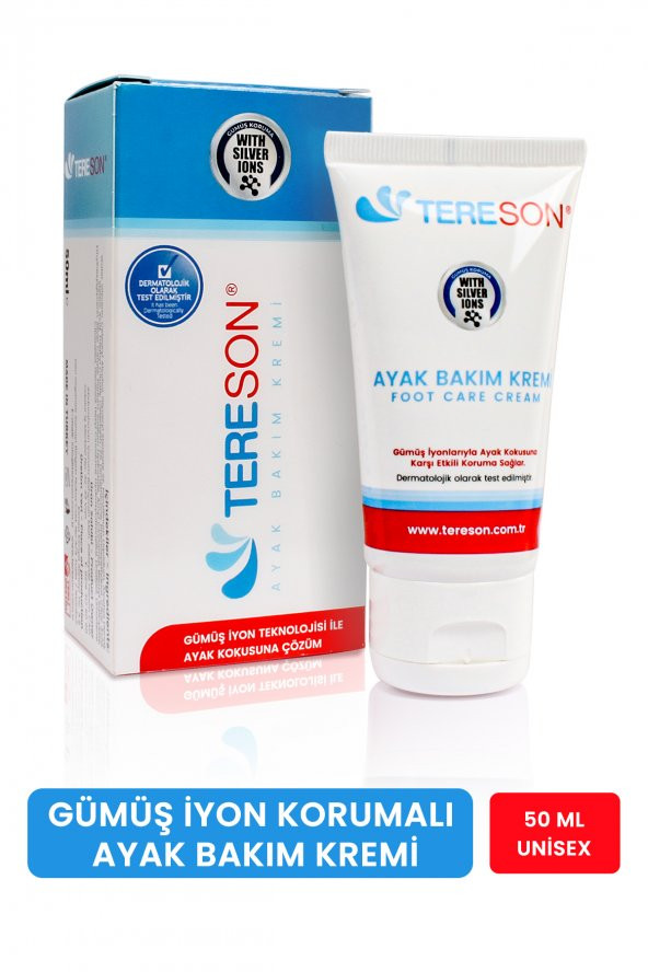 Tereson Tereson Koku Karşıtı Ayak Bakım Kremi 50 ml (Gümüş İyon Korumalı )