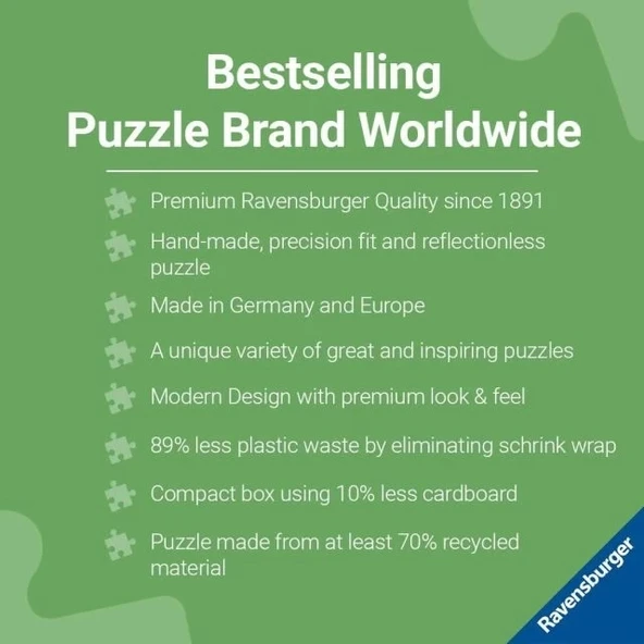 Ravensburger 500 Parça Puzzle - 17460 - - Resim 3