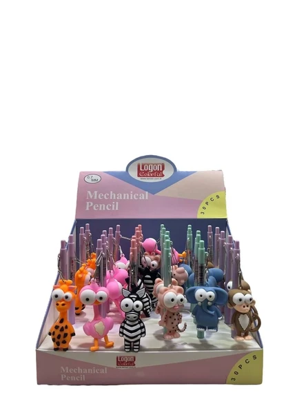 Logon Lg-10 5 Renk Versatil Kalem 0.7 Mm Hayvanlar ürün görseli