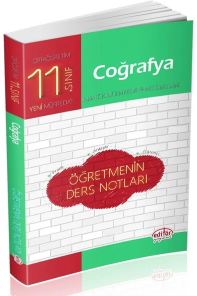 11.Sınıf Coğrafya Öğretmenin Ders Notları Editör ürün görseli 1