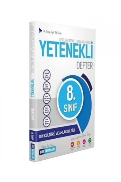Ddy 8.Sınıf Din Kültürü Yetenekli Defter