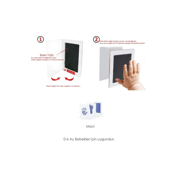 El Ayak İzi Kalıbı Seti - Resim 13