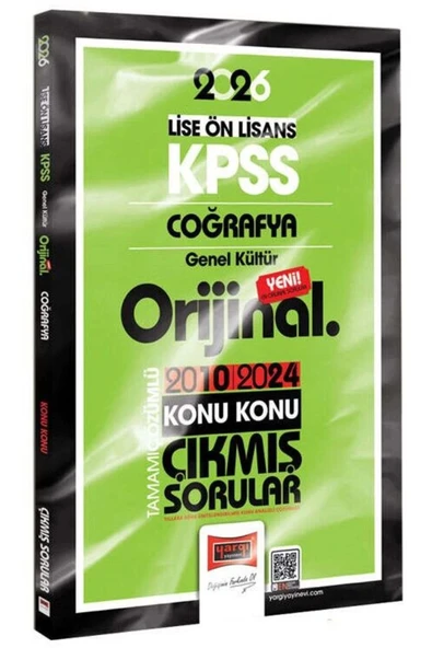 Yargı 2026 Kpss Lise Önlisans Coğrafya 2010-2024 Konu Konu Çıkmış Sorular ürün görseli 1