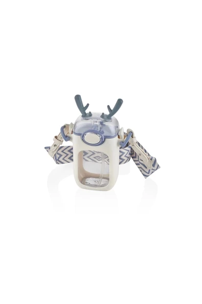 Vagon Matara Tritan Bottle 400Ml Gri Beyaz D-T4014