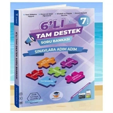 Zekaküpü 7.Sınıf Tüm Dersler 6 Lı Soru Bankası Seti