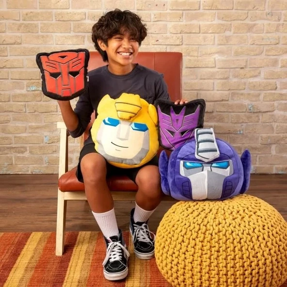 Club Mocchi-Mocchi Transformers Decepticon Peluş Oyuncak - 11