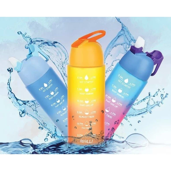 Quick Motivasyonel Matara 500 ml - 16,9 oz - 1