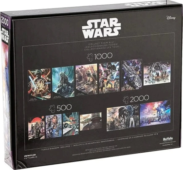 Buffalo Games Star Wars  2000 Parçalı Puzzle - Resim 3