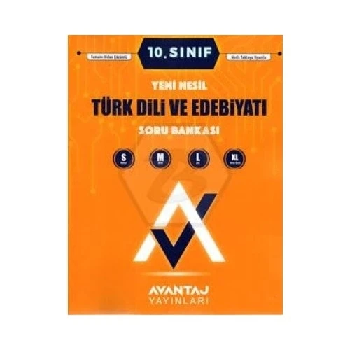Avantaj 10.Sınıf Türk Dili Edebiyatı Soru Bankası ürün görseli 1