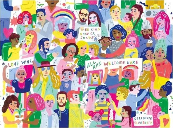 Galison Hoş Geldiniz Puzzle - Resim 2