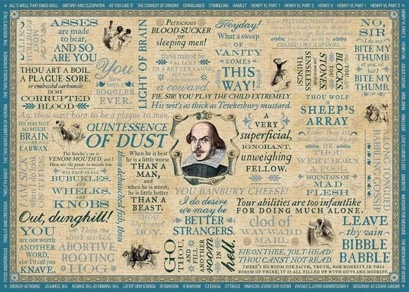 Shakespeare 1000 Parça Puzzle - Resim 2