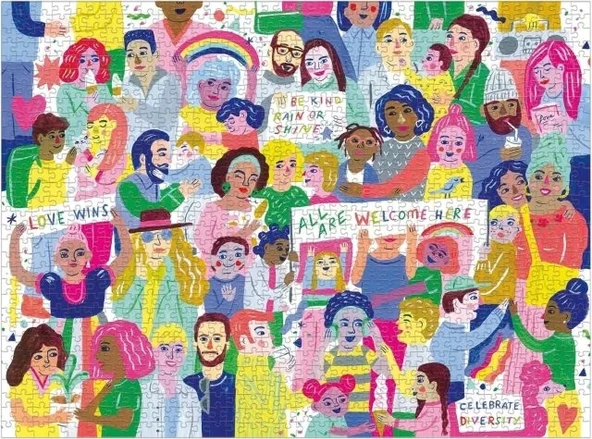 Galison Hoş Geldiniz Puzzle - Resim 4