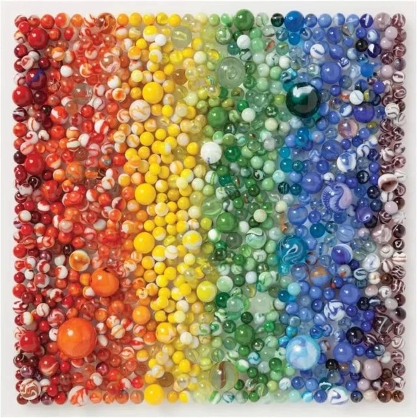 Galison Gökkuşağı Misketleri Puzzle - Resim 2