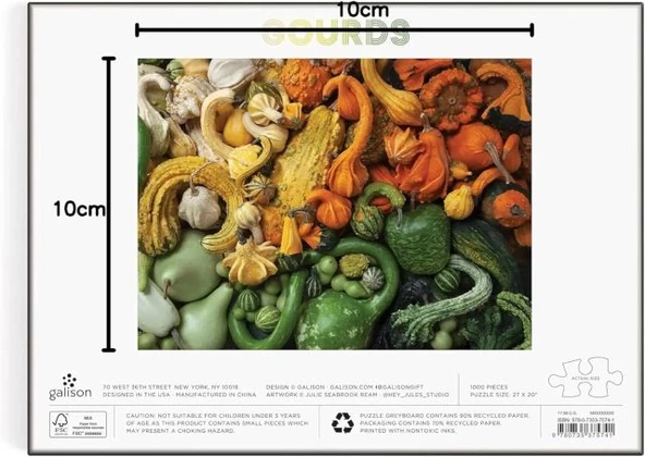 Galison Heirloom Balkabağı Puzzle - Resim 5